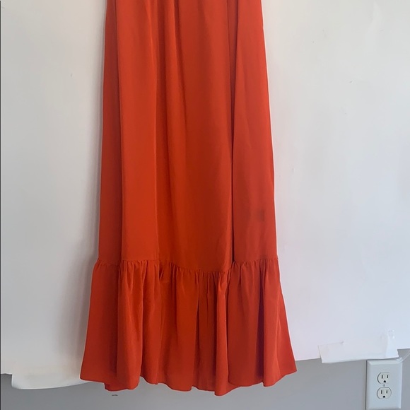 JAYGODFREY silk strapless ruffle Maxi dress - Picture 2 of 3